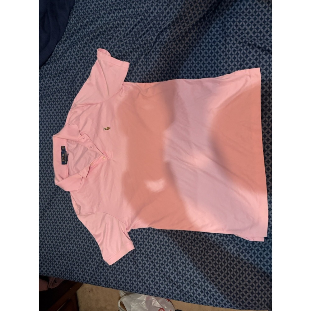 POLO RALPH LAUREN Collard Shirt Pink Size Small